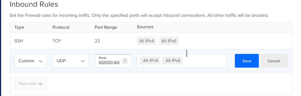 Inbound Rule